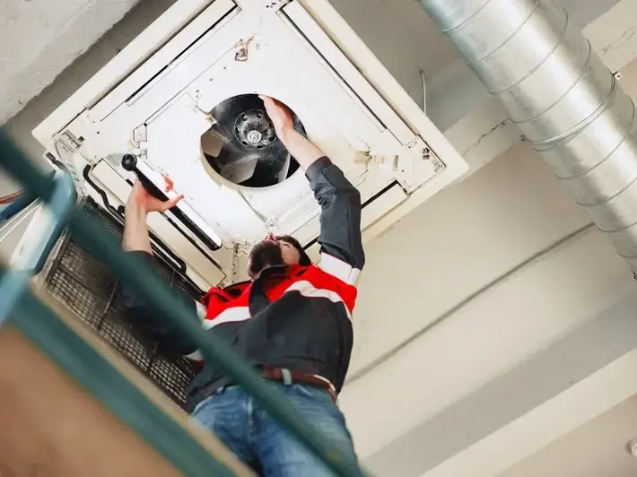 Dryer vent cleaning in a newer Mahogany townhouse with Calgary southeast service team